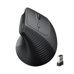 UGREEN Ergonomic Vertical Mouse, 57° Vertical Angle, Up to 4000 Adjustable DPI, 6 Buttons, Single Mode, Up to 10 Meters Transmission Range, 2.4GHz Optical Connectivity, Black | 55916 UGREEN Ergonomic Vertical Mouse, 57° Vertical Angle, Up to 4000 Adjustable DPI, 6 Buttons, Single Mode, Up to 10 Meters Transmission Range, 2.4GHz Optical Connectivity, Black | 55916