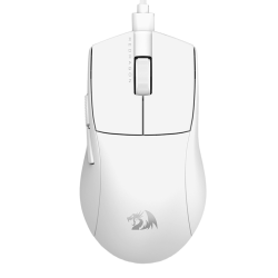 REDRAGON K1NG 1K M724W 12400 DPI 5 PROGRAMMABLE BUTTONS WIRED ULTRA LIGHTWEIGHT GAMING MOUSE - WHITE