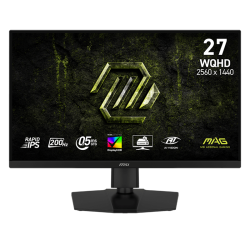 MSI MAG 274QPF E20 Gaming Monitor 27" WQHD Rapid IPS 200Hz 0.5ms HDR400