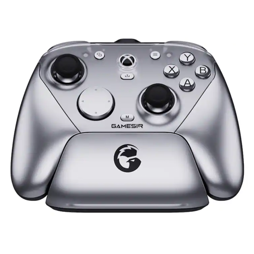GameSir G7 Pro Tri-Mode Xbox Wired, PC & Mobile Wireless Controller - Metallic Silver