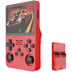 R36S Retro Handheld Video Game Console - 64 GB - Red R36S Retro Handheld Video Game Console - 64 GB - Red