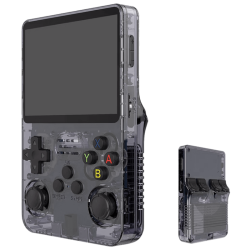 R36S Retro Handheld Video Game Console - 64 GB - Black R36S Retro Handheld Video Game Console - 64 GB - Black