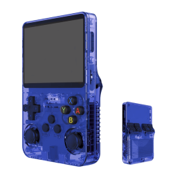 R36S Retro Handheld Video Game Console - 64 GB - Blue R36S Retro Handheld Video Game Console - 64 GB - Blue