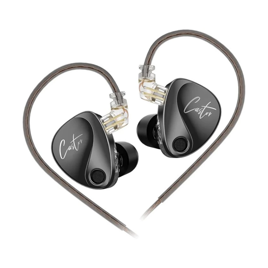 KZ Castor Dual-Driver In-Ear Monitors Improved Bass Version - Gray | 6970493063063 KZ Castor Dual-Driver In-Ear Monitors Improved Bass Version - Gray | 6970493063063