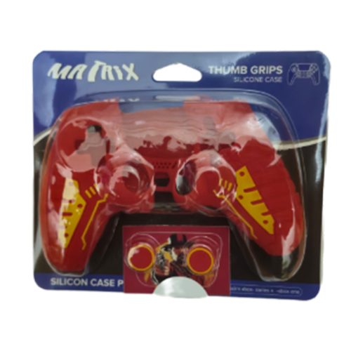 Generic PS5 DualSense Silicone Case Protector – Red Dead - Red
