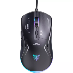 ONIKUMA CW917 RGB Gaming Mouse – 3600 DPI Optical Sensor, 6-Button Wired Gaming Mouse with RGB Lighting (Black)