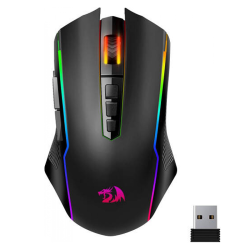 Redragon M914 NIX RGB Tri-Mode 2.4G/USB-C/Bluetooth Gaming Mouse - Black