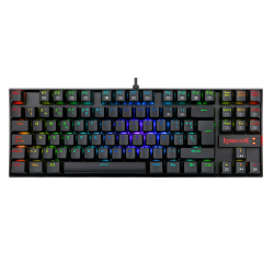 Redragon K552P-KR-ES RGB TKL Mechanical Gaming Keyboard - Black (Open Sealed) Redragon K552P-KR-ES RGB TKL Mechanical Gaming Keyboard - Black (Open Sealed)