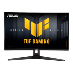 ASUS 27" TUF Gaming Series 5 VG27AQM5A Gaming Monitor: 27 inch, QHD(2560x1440), 300Hz, Fast IPS, ELMB Sync, 0.3ms (GTG), Stereo speaker, 95% DCI-P3, DisplayWidget Center - Black