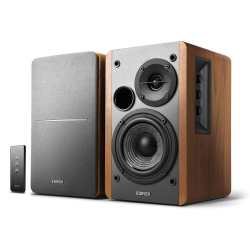 Edifier R1280T Powered Bookshelf Speakers - 2.0 Active Near Field Studio Monitor Speaker - Wooden Enclosure - 42 Watts RMS Power