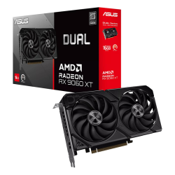 ASUS Dual Radeon RX 9060 XT Graphics Card,16GB GDDR6 128-Bit Memory, 3230 MHz Boost Memory, 20 Gbps Memory Clock, 2048 Stream Processors, PCI Express 5.0 | 90YV0LG2-M0NA00 ASUS Dual Radeon RX 9060 XT Graphics Card,16GB GDDR6 128-Bit Memory, 3230 MHz Boost Memory, 20 Gbps Memory Clock, 2048 Stream Processors, PCI Express 5.0 | 90YV0LG2-M0NA00