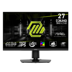 MSI MAG 272URDF E16 27-Inch Dual-Mode Gaming Monitor – 4K UHD 160Hz / FHD 320Hz Rapid IPS – Black MSI MAG 272URDF E16 27-Inch Dual-Mode Gaming Monitor – 4K UHD 160Hz / FHD 320Hz Rapid IPS – Black