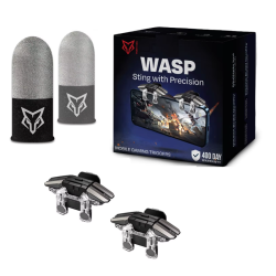 Sarafox K5 Standard WASP PUBG Game Controller Trigger, Smart Phone Game Controller Gamepad Large Thickness, Shoot Gaming