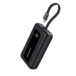 Anker Zolo Power Bank With Built-In USB-C 10,000mAh 30W - Black | A1688H11