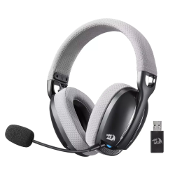 Redragon H878 SKULD PRO Wireless / Bluetooth / Wired Gaming Headset – 7.1 Surround Sound – Black & Gray | H878BG Redragon H878 SKULD PRO Wireless / Bluetooth / Wired Gaming Headset – 7.1 Surround Sound – Black & Gray | H878BG