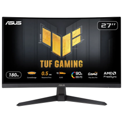 ASUS TUF Gaming VG27WQ3B Curved Gaming Monitor – 27-Inch QHD 180Hz Fast VA 1ms HDR | 90LM0AQ1-B01170 ASUS TUF Gaming VG27WQ3B Curved Gaming Monitor – 27-Inch QHD 180Hz Fast VA 1ms HDR | 90LM0AQ1-B01170