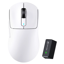 ATTACK SHARK X3 Pro 4K/8K Hz Wireless/Wired Gaming Mouse White ATTACK SHARK X3 Pro 4K/8K Hz Wireless/Wired Gaming Mouse White