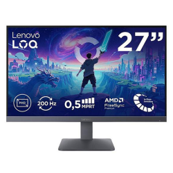 Lenovo LOQ 27-10 27" Full HD IPS 200Hz Gaming Monitor – Lunar Grey | 68F2GACBEU