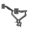 NB NORTH BAYOU A5C Dual Monitor Mechanical Spring Desk Mount for 17–32 Inch Monitors – Grey
