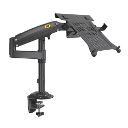 North Bayou NB H100-FP Gas Spring Laptop Stand for 10–17 Inch Laptops – Black