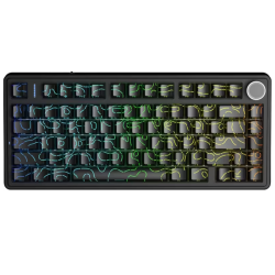 AULA F75HE Gaming (Black King) Magnetic Switch Keyboard -  Black contour