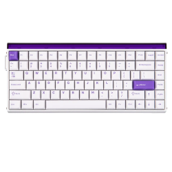 AULA HERO 84 HE Wired Hall Effect Magnetic (Black king) Gaming Keyboard – White / Purple