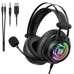 ONIKUMA X80 7.1 Surround Sound RGB Over-Ear Gaming Headset – Black
