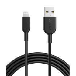 Anker PowerLine II USB-A to Lightning Cable – Black | A8433H12 Anker PowerLine II USB-A to Lightning Cable – Black | A8433H12