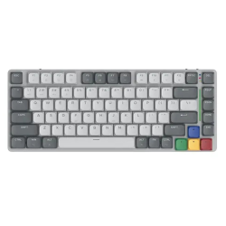 Fantech ATOM HE68 PRO MK922 Wireless Magnetic Gaming Keyboard with Emerald Switches – Gray | 6977052256188