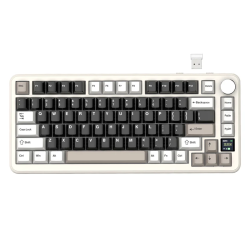 ATTACK SHARK X85 PRO Tri-Mode Gasket Mechanical Gaming Keyboard – Cheese White (Blueberry Switch) ATTACK SHARK X85 PRO Tri-Mode Gasket Mechanical Gaming Keyboard – Cheese White (Blueberry Switch)