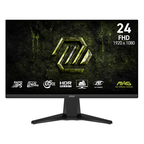 MSI MAG 245F X24 Gaming Monitor 23.8 FHD Rapid IPS 240Hz 0.5ms FreeSync Premium
