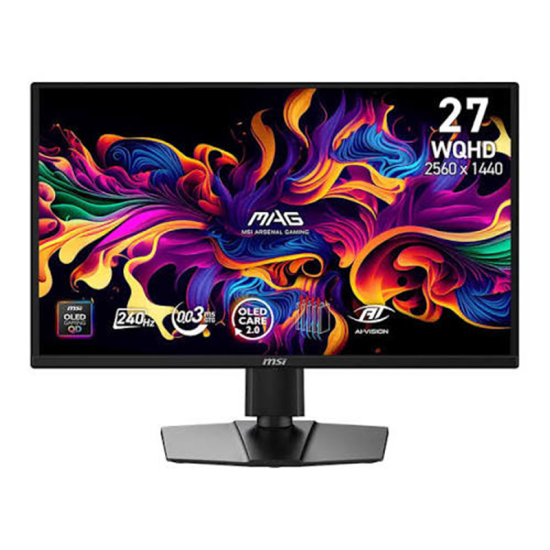 MSI MAG 272QP QD-OLED X24 26.5-Inch WQHD 240Hz Gaming Monitor