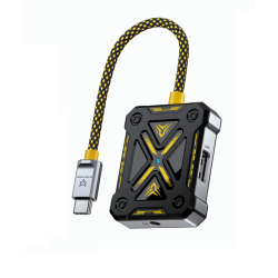 Sarafox 4-in-1 USB-C Gaming Hub – 32-bit/384kHz Audio, 60W PD & 3.5mm Jack | Straight Version Sarafox 4-in-1 USB-C Gaming Hub – 32-bit/384kHz Audio, 60W PD & 3.5mm Jack | Straight Version