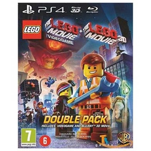 DOUBLE PACK LEGO THE MOVIE + FILM LEGO THE MOVIE 3D (PS4)