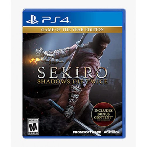 Sekiro Shadows Die Twice Game Of Year Edition- PS4