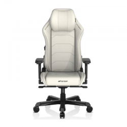 DXRacer 1238S Master Series Gaming Chair, Microfiber Leather, 4D Armrests, Multi-functional Tilt, 3" Casters, High Density Mold Shaping Foam, 220lbs Recommended Weight, White | MAS-1238S-W-A3