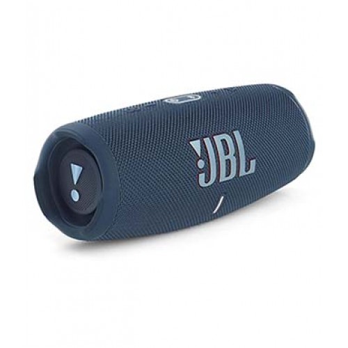 JBL Charge 5 Portable Speaker, Built-In Powerbank, Powerful JBL Pro Sound, Dual Bass Radiators, 20H of Battery, IP67 Waterproof And Dustproof, Wireless Streaming, Dual Connect - Blue, JBLCHARGE5BLU