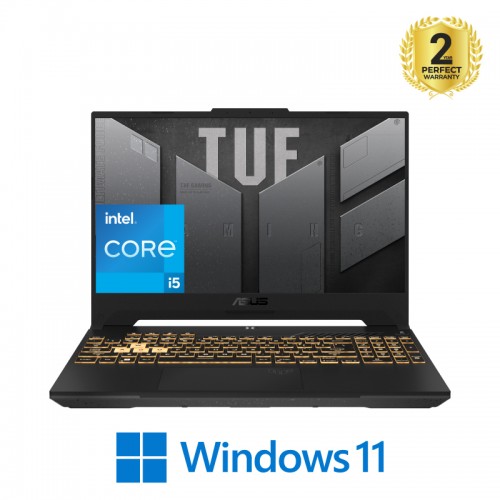 ASUS TUF F15 FX507ZC4-HN081W Gaming Laptop - Intel Core i5-12th, 8GB, 512GB SSD, NVIDIA RTX 3050 4GB, 15.6-inch FHD 144Hz, Win11