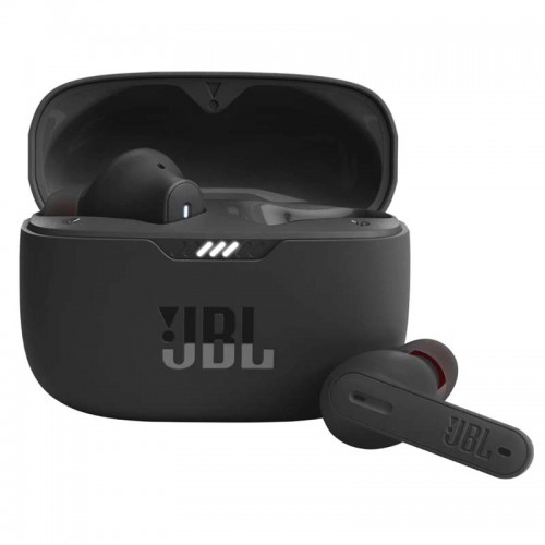 JBL Tune 230NC TWS True Wireless Noise Cancelling Earbuds, Pure Bass Sound, ANC + Smart Ambient, 4 Microphones, 40H of Battery, Water Resistant, Sweatproof, Comfortable Fit - Black