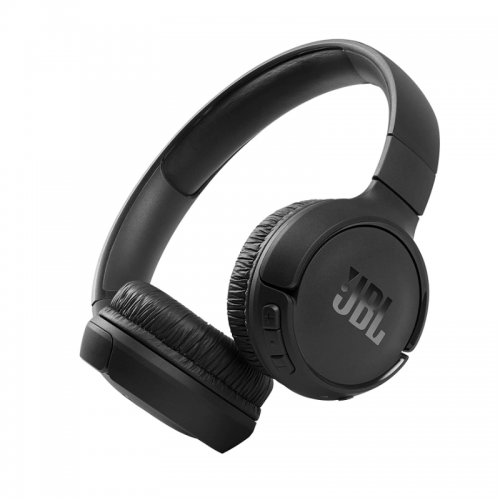 JBL Tune 510BT Wireless On Ear Headphones, Pure Bass Sound, 40H Battery, Speed Charge, Fast USB Type-C, Multi-Point Connection, Foldable Design, Voice Assistant - Black