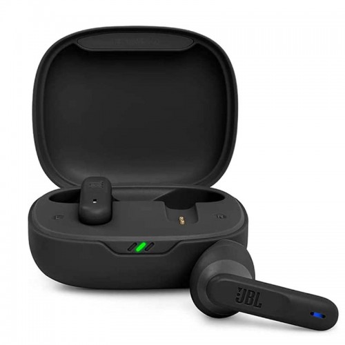 JBL Wave 300TWS True Wireless Earbuds, Deep Bass Sound, 26H Battery, Open-Ear Comfortable Fit, Hands-Free Stereo Call, Dual Connect, Rain Resistant, Voice Assist, Touch Control - Black, JBLW300TWSBLK