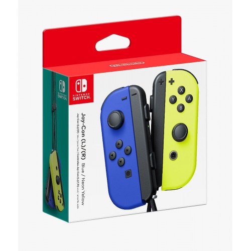 Nintendo Switch Joy-Con Controller Pair - Neon Blue & Yellow - Blue / Yellow