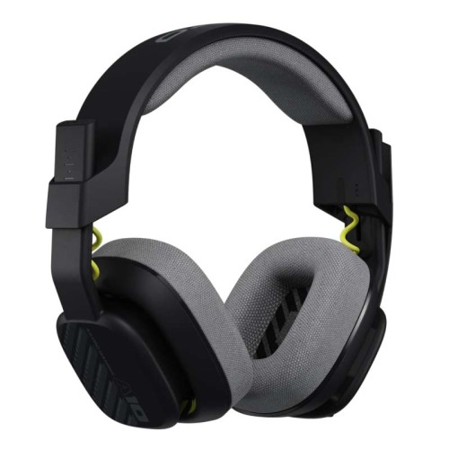 ASTRO A10 Gaming Headset Gen 2 Wired Headset - Over-ear gaming headphones with flip-to-mute microphone, 32 mm drivers, compatible with PlayStation, PC - Black