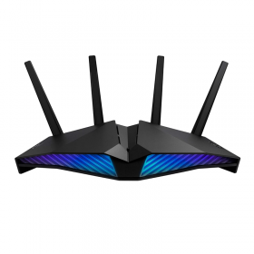 ASUS AX5400 WiFi 6 Gaming Router (RT-AX82U) - Dual Band Gigabit Wireless Internet Router, AURA RGB, Gaming and Streaming, AiMesh Compatible, Included Lifetime Internet Security - Black