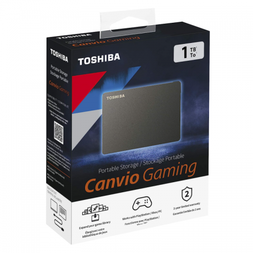 TOSHIBA Canvio Gaming 1TB Black