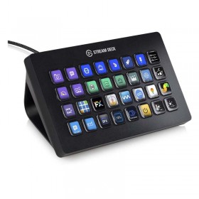 Elgato Stream Deck XL - Advanced Control With 32 CUStomizable Lcd Keys, For Windows 10 And Macos 10.13 Or Later