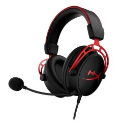 HYPERX Cloud Alpha - Gaming Headset, Dual Chamber Drivers, Legendary Comfort, Aluminum Frame, Detachable Microphone, Works on PC, PS4, PS5, Xbox One, Xbox Series X|S, Nintendo Switch and Mobile – Red (Open Sealed) HYPERX Cloud Alpha - Gaming Headset, Dual Chamber Drivers, Legendary Comfort, Aluminum Frame, Detachable Microphone, Works on PC, PS4, PS5, Xbox One, Xbox Series X|S, Nintendo Switch and Mobile – Red (Open Sealed)