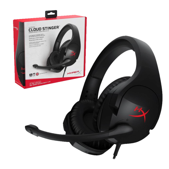 HyperX Cloud Stinger - Gaming Headset - Comfortable HyperX Signature Memory Foam (Open Sealed) HyperX Cloud Stinger - Gaming Headset - Comfortable HyperX Signature Memory Foam (Open Sealed)