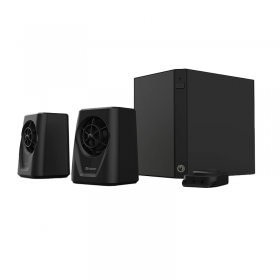 NACON PCGA-200 speaker set 2.1 channels 10 W Black - Speaker Sets (2.1 channels, 10 W, PC/notebook, Black, 10 W, AC)