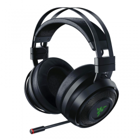 Razer Nari Wireless 7.1 Surround Sound Gaming Headset: THX Audio - Auto-Adjust Headband & Swivel Cups - Chroma RGB - Retractable Mic - For PC, PS4, PS5 - Black